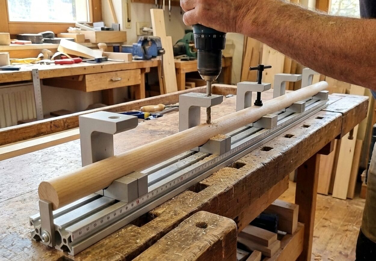 Bohrlehre Schreiner Holzstab